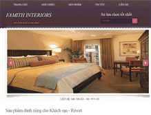 Tablet Screenshot of noithatkhachsanvang.com